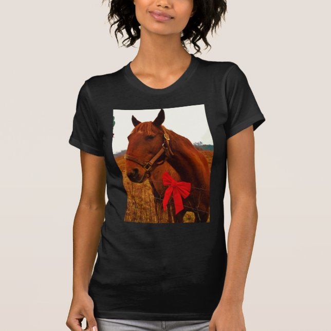T-shirt Cavalo com Arco Vermelho (Frente)