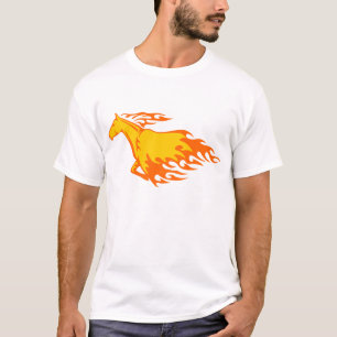 T-shirt Cavalo da chama