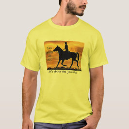 T-shirt Cavalo da resistência de dois corações