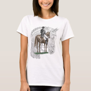 T-shirt Cavalo de Dressagem de X-Halte