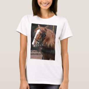 T-shirt Cavalo de esboço