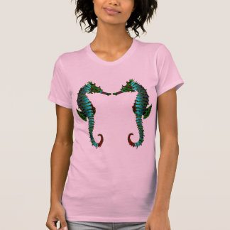 T-shirt Cavalo de mar esmeralda