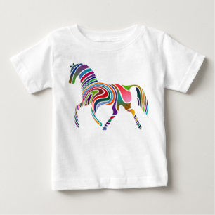 T-shirt Cavalo do arco-íris