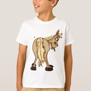 T-shirt Cavalo Dumb com Cartoon Voador