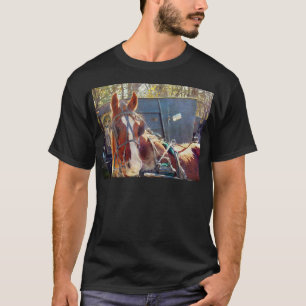 T-shirt Cavalo frio de Amish da manhã