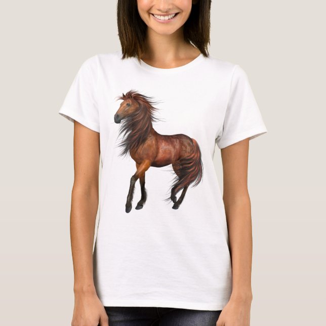 T-shirt Cavalo Selvagem (Frente)