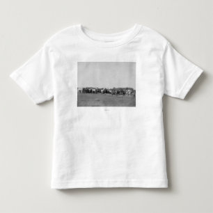 T-shirt Cavalos Arredondados por Cowboys Fotografia