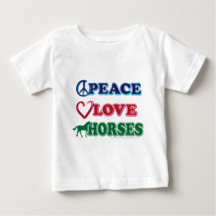 T-shirt Cavalos de Amor-Paz
