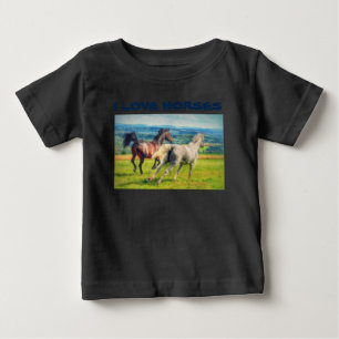 T-shirt Cavalos Galopantes