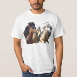 T-shirt Cavalos islandêses