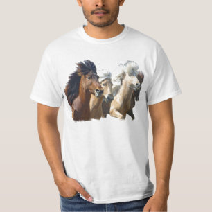 T-shirt Cavalos islandêses