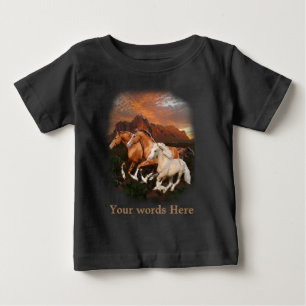 T-Shirt Cavalos Selvagens