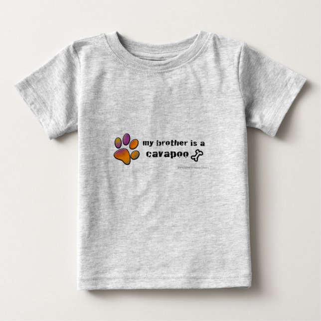 T-shirt cavapoo (Frente)