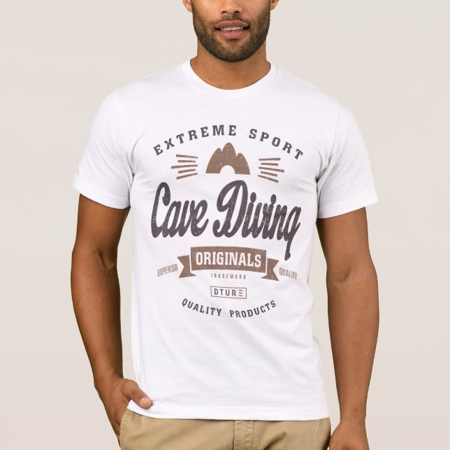 T-shirt Cave Diving (Frente)