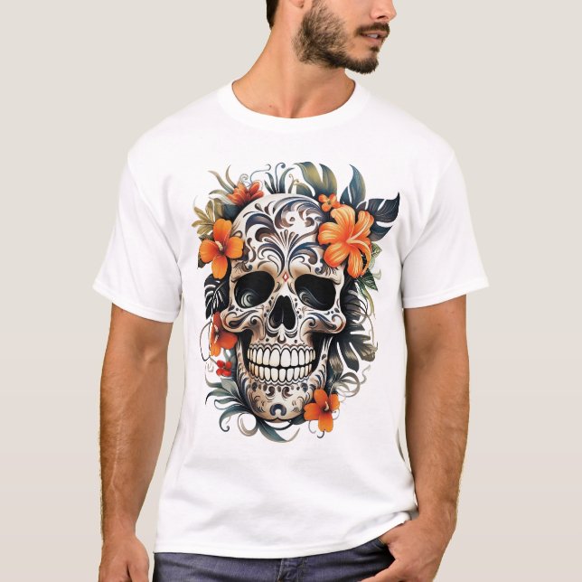 T-Shirt Caveira (Frente)