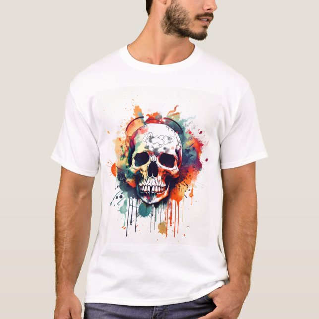 T-Shirt Caveira (Frente)