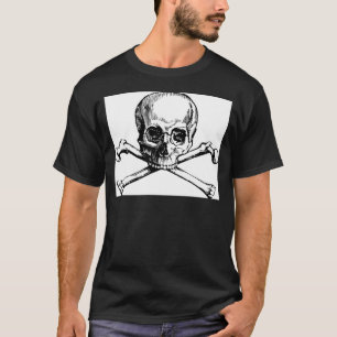 T-shirt Caveira e Ossos