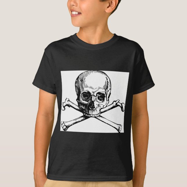T-shirt Caveira e Ossos (Frente)