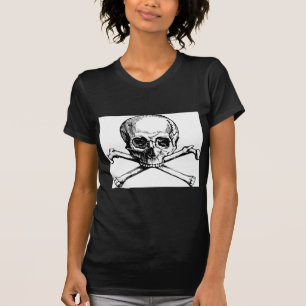 T-shirt Caveira e Ossos