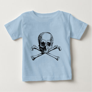T-shirt Caveira e Ossos