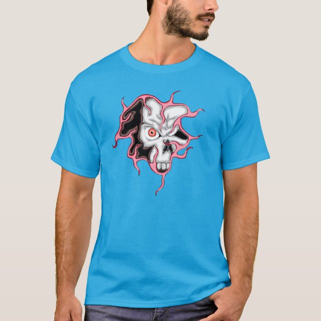 T-shirt Caveira na Parede (Frente)