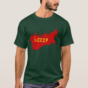T-shirt CCCP (mapa)