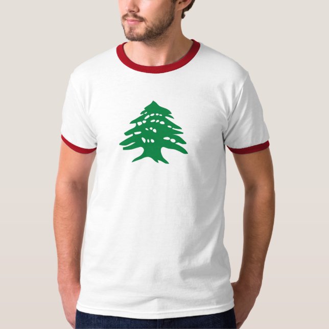 t-shirt - cedro libanês (Frente)