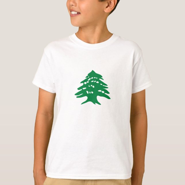 T-shirt Cedro Verde do Líbano (Frente)