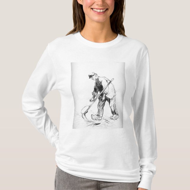 T-shirt Ceifeira de Vincent van Gogh | (Frente)