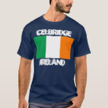 T-shirt Celbridge, Irlanda com bandeira irlandesa<br><div class="desc">Celbridge,  Irlanda com bandeira irlandesa</div>