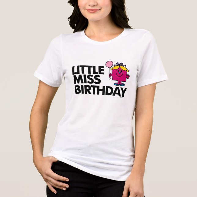 T-shirt Celebrar a Menina Birthday (Frente)