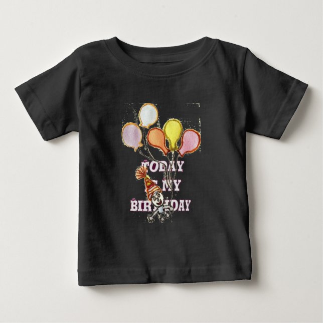 T-shirt Celebrar com a nossa alegria saudação de aniversár (Frente)