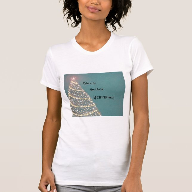 T-shirt Celebre o Cristo de Natal! (Frente)
