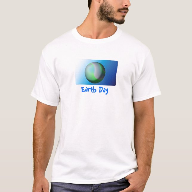 T-shirt Celebre o Dia da Terra (Frente)