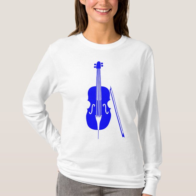 T-shirt Cello - Azul (Frente)