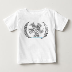 T-shirt celta crescente do nó