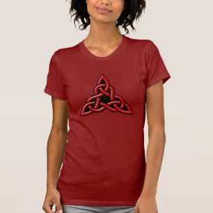 T-shirt celta vermelho do "triângulo"