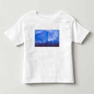 T-shirt Cemitério de Iceberg Pleneau, Antártida: Azul