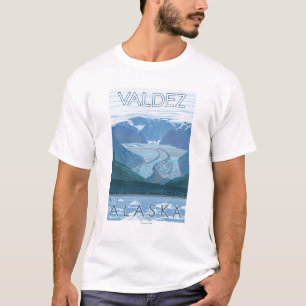 T-shirt Cena da geleira - Valdez, Alaska