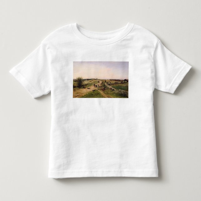 T-shirt Cena da guerra Franco-Prussiano (Frente)