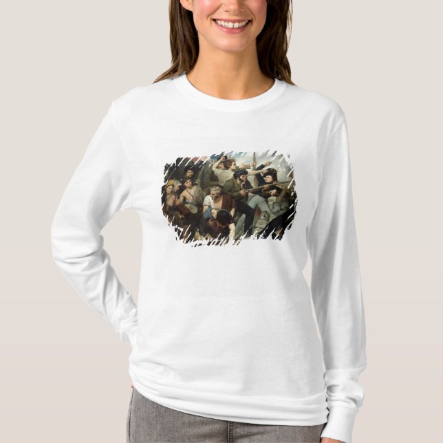 T-shirt Cena da revolução 1830 (Frente)