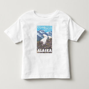 T-shirt Cena das cabras de montanha - Cordova, Alaska