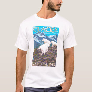 T-shirt Cena das cabras de montanha - parque nacional de