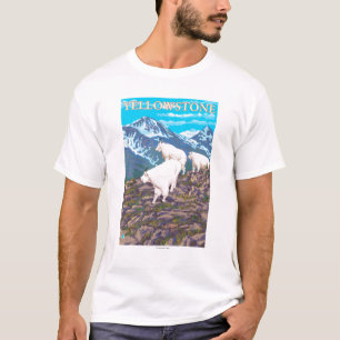 T-shirt Cena das cabras de montanha - parque nacional de