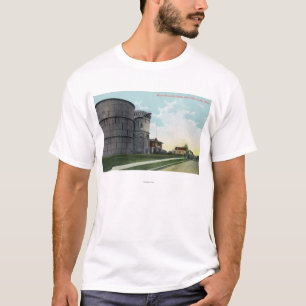 T-shirt Cena das reservas de água do monte da rainha Anne