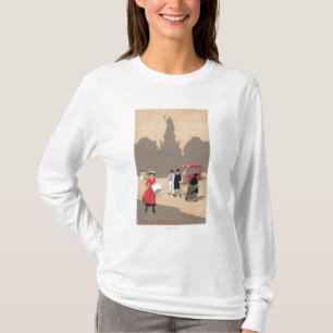 T-shirt Cena do art deco de Place de la Republique