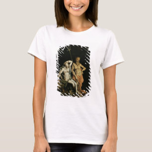 T-shirt Cena do inferno: detalhe que mostra Hades e