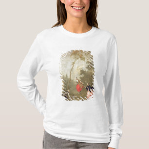 T-shirt Cena Galante em um parque, c.1760