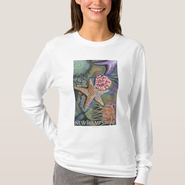 T-shirt Cena nova de HampshireTidepool (Frente)