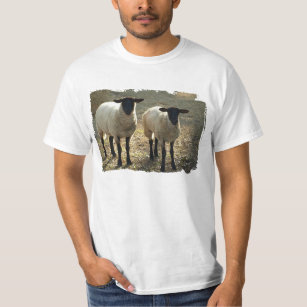 T-shirt Cena pastoral do pasto ou do Barnyard dos